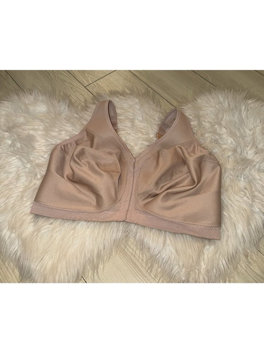 Glamorise 1265 MagicLift Front Close Posture Back Support Bra WF 38H Beige